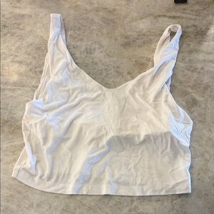 BOODY White Cropped Tank Top